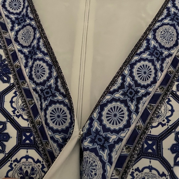 White Fox Boutique Moroccan Collection *limited* Blue Playsuit/Romper - Picture 7 of 7